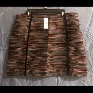 Loft Multi-Colored Mini Skirt